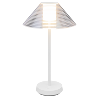 LED димираща презареждаема настолна лампа 1.5W, 3000K, IP44, бяла LED осветление