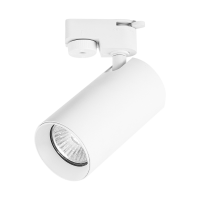 Тяло за релсов монтаж, двупроводно, GU10, 220-240V AC, IP20, бяло LED осветление