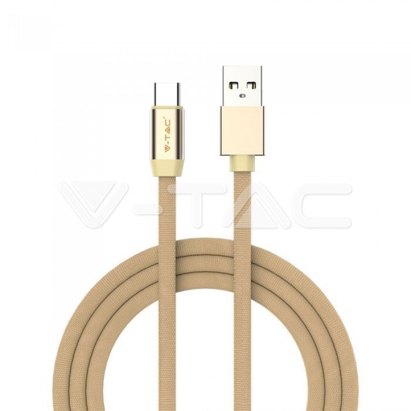 1 M Type C USB Кабел Злато - Ruby Серия Микро USB Кабели