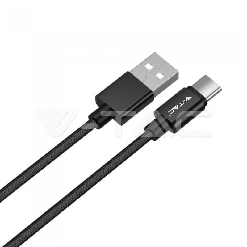 1 M Type C USB Кабел Черен - Platinum Серия Микро USB Кабели