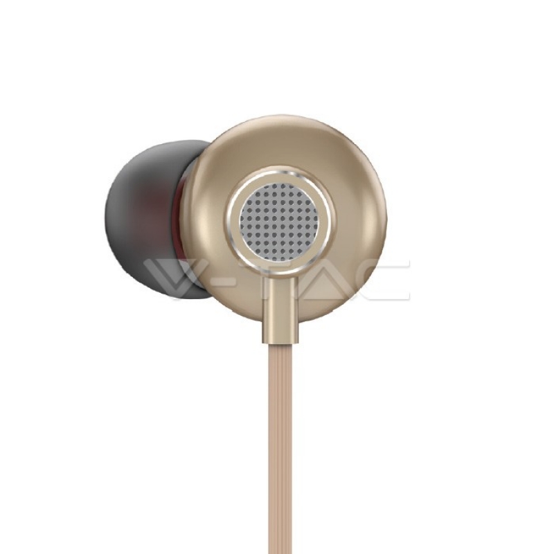 Аудио Слушалка Златна Bluetooth слушалки