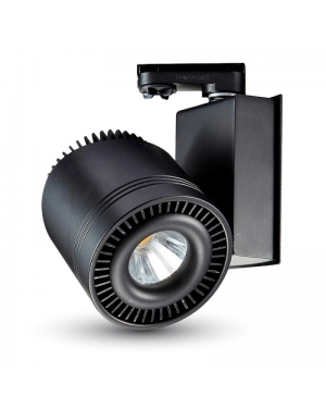 45W LED COB CRI>95 Прожектор Релсов Монтаж Черно Тяло 5000K LED Релсово осветление