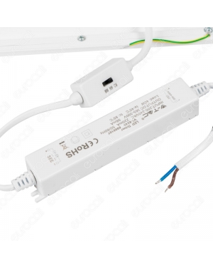 40W LED Панел 595 x 595 мм 3 в 1 Топла/Неутрална/Студена светлина LED панели за скрит монтаж