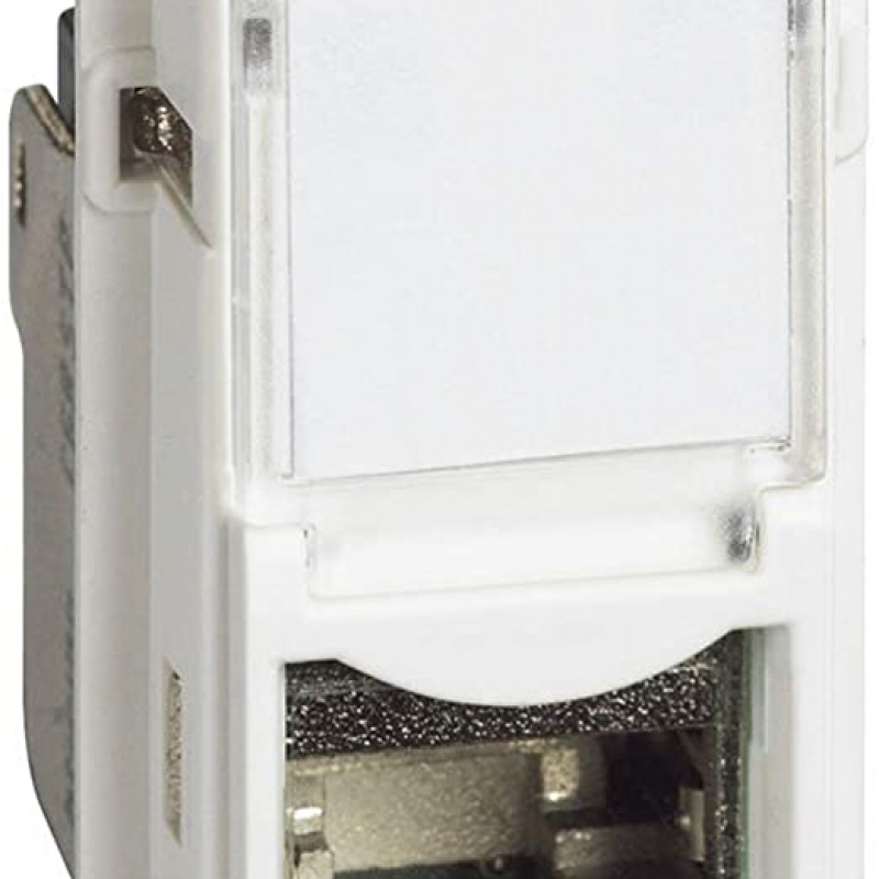 Розетка RJ45 cat.6 STP конектор toolless IDC 1 модул цвят Бял LIVING NOW механизми