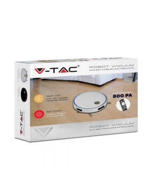 SMART Прахосмукачка Бяла & Синя С Дистанционно V-TAC Smart Home
