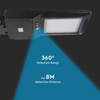 40W Улична Лампа Соларна Черно Тяло 6000К 120LM/W LED улично осветление