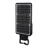 40W Улична Лампа Соларна Черно Тяло 6000К 120LM/W LED улично осветление