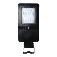 40W Улична Лампа Соларна Черно Тяло 6000К 120LM/W LED улично осветление