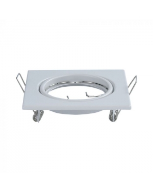 GU10 Фитинг Квадрат Бял 2бр./опаковка Декоративни LED луни