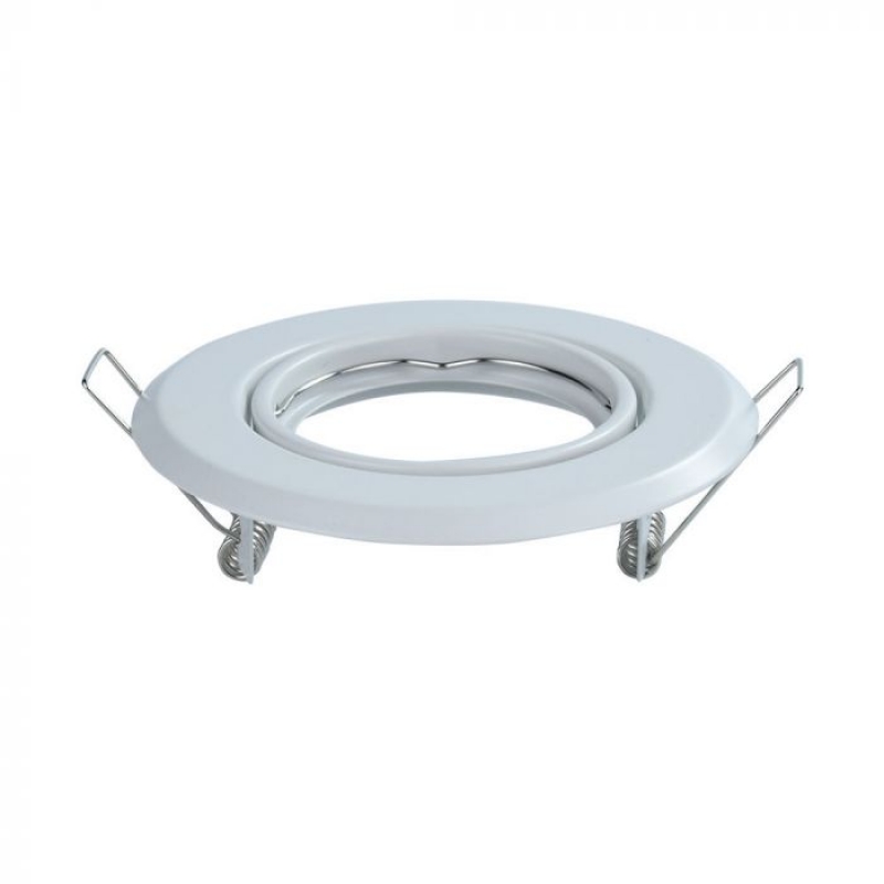 GU10 Фитинг Кръг Бял 2 бр/кутия Декоративни LED луни