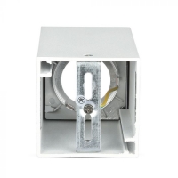 GU10 Корпус Квадрат Бяло + Розово Злато Декоративни LED луни