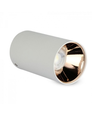 GU10 Корпус Кръг Бяло + Розово Злато Декоративни LED луни