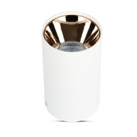 GU10 Корпус Кръг Бяло + Розово Злато Декоративни LED луни