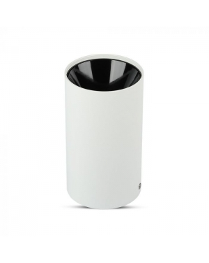 GU10 Корпус Кръг Бяло + Черно Декоративни LED луни