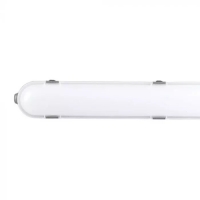 LED Влагозащитено Тяло M-Серия 1200мм 36W 4000K Мат Стоманен Клип 120 lm/W Промишлени линейни LED тела