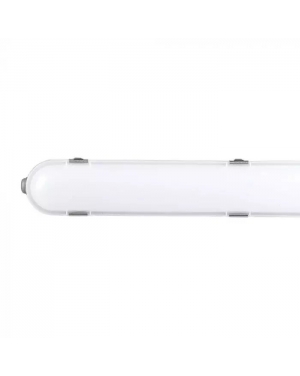 LED Влагозащитено Тяло M-Серия 1200мм 36W 4000K Мат Стоманен Клип 120 lm/W Промишлени линейни LED тела