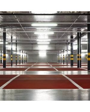LED Влагозащитено Тяло M-Серия 1200мм 36W 6400K Прозрачно Стоманен Клип 120lm/W Промишлени линейни LED тела