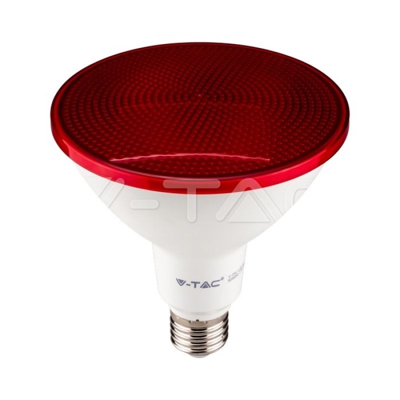 LED Крушка - 17W PAR38 E27 IP20 Червена LED крушки Е27