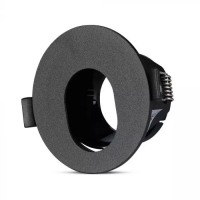 GU10 Отливка Кръг Черно + Черно Декоративни LED луни