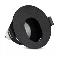 GU10 Отливка Кръг Черно + Черно Декоративни LED луни