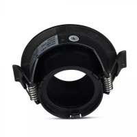 GU10 Отливка Кръг Черно + Черно Декоративни LED луни
