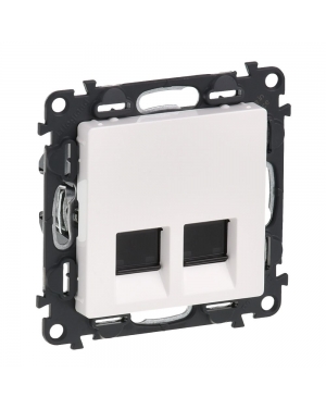 Розетка Valena Life Бял 2xRJ45 cat. 6 STP Valena Life Legrand контакти и ключове