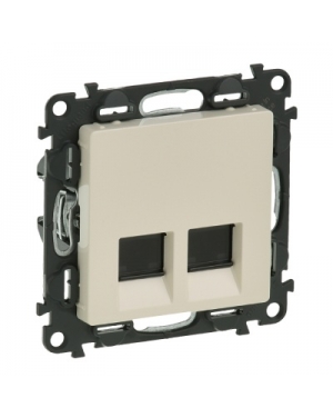Розетка Valena Life Крем 2xRJ45 cat. 6 STP Valena Life Legrand контакти и ключове