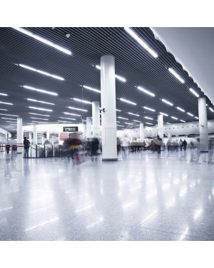 50W LED Линейно Тяло SAMSUNG ЧИП 150cм 6400K 120LM/WATT Линейни LED тела за открит монтаж