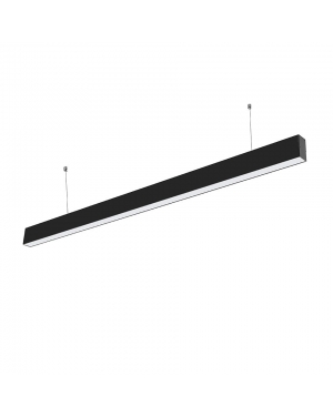 LED Линейно Осветление SAMSUNG ЧИП - 40W Висящо Черно Тяло 4000К 1200x35x67mm Линейни LED тела за открит монтаж