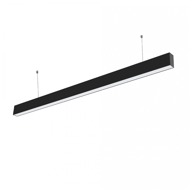 LED Линейно Осветление SAMSUNG ЧИП - 40W Висящо Черно Тяло 4000К 1200x35x67mm Линейни LED тела за открит монтаж