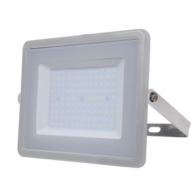 100W LED Прожектор SAMSUNG ЧИП G2 SMD Сиво Тяло 4000К LED екстериорно осветление