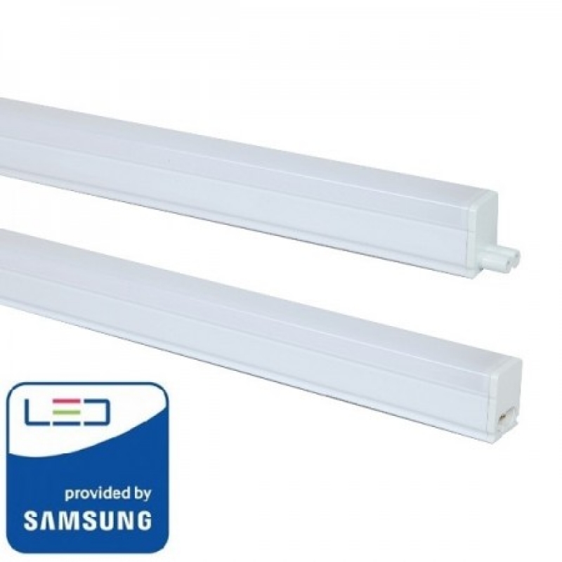 16W LED Тяло SAMSUNG ЧИП T5 120см 3000K 16W LED Тяло SAMSUNG ЧИП T5 120см 3000K Линейни LED тела за открит монтаж
