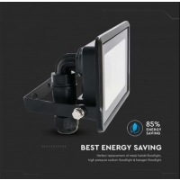 50W LED Прожектор SAMSUNG ЧИП Черно Тяло 6400К LED екстериорно осветление