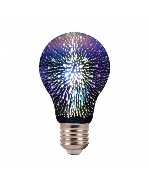 LED Крушка - 3W E27 Filament 3D A60 3000K LED крушки Е27