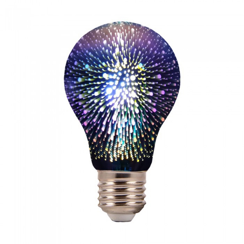LED Крушка - 3W E27 Filament 3D A60 3000K LED крушки Е27