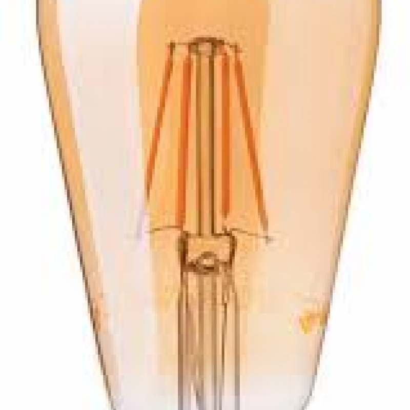 LED Крушка - 8W Filament E27 ST64 Амбър 2200K LED крушки Е27