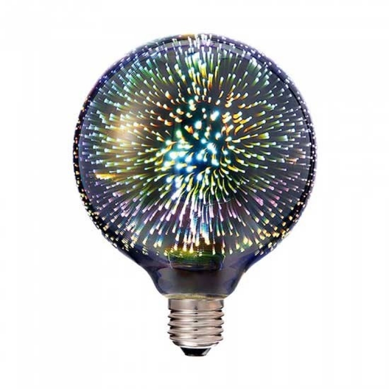 LED Крушка - 4W Filament E27 G125 3D 3000К LED крушки Е27