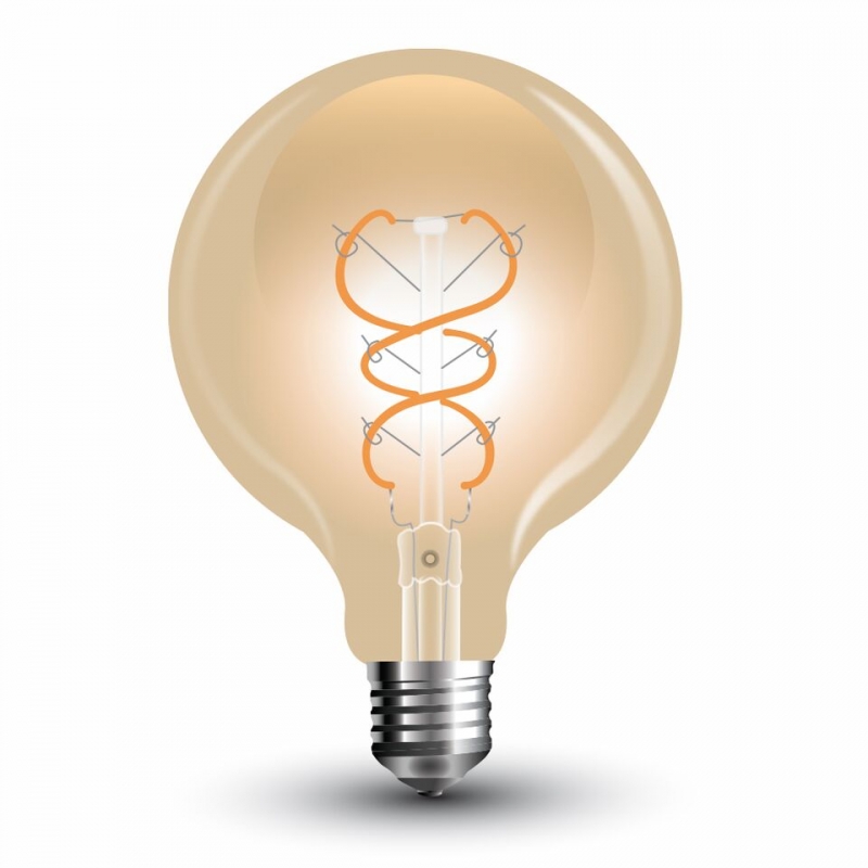 5W G125 FILAMENT BULB 1800K AMBER GLASS LED крушки Е27