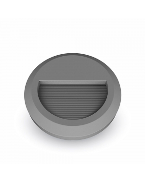 2W LED Осветление За Стъпала Сиво Тяло Кръг 3000К LED осветление за стъпала