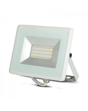 20W LED Прожектор Е-Series G2 Бяло Тяло 3000K LED екстериорно осветление