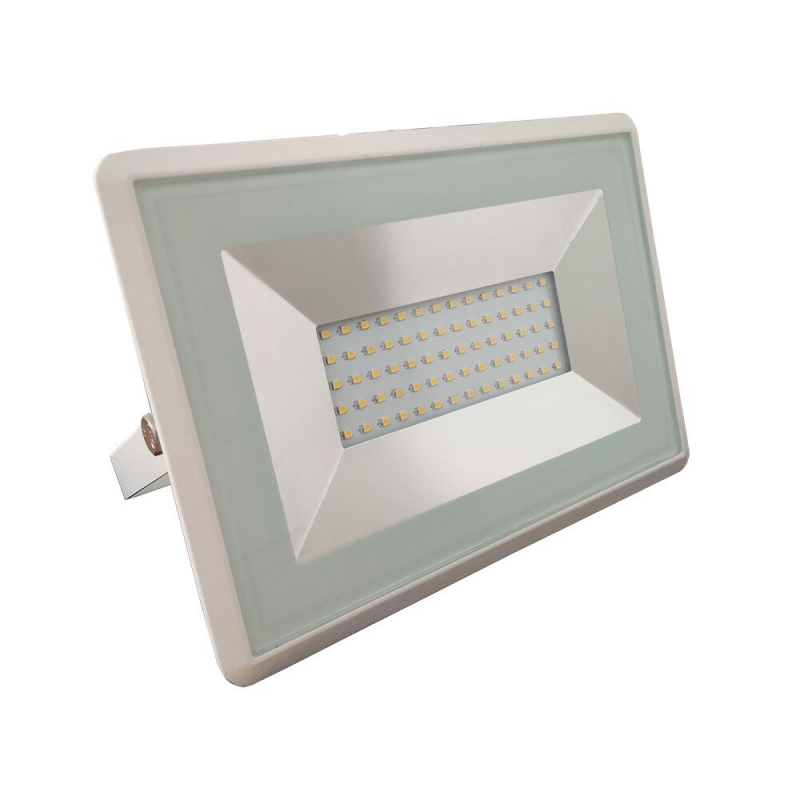 50W LED Прожектор Е-Series G2 Бяло Тяло 3000K LED екстериорно осветление