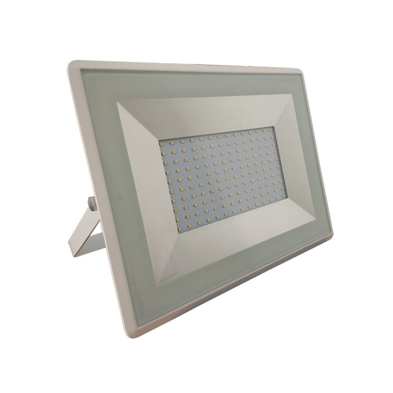 100W LED Прожектор Е-Series G2 Бяло Тяло 3000K LED екстериорно осветление