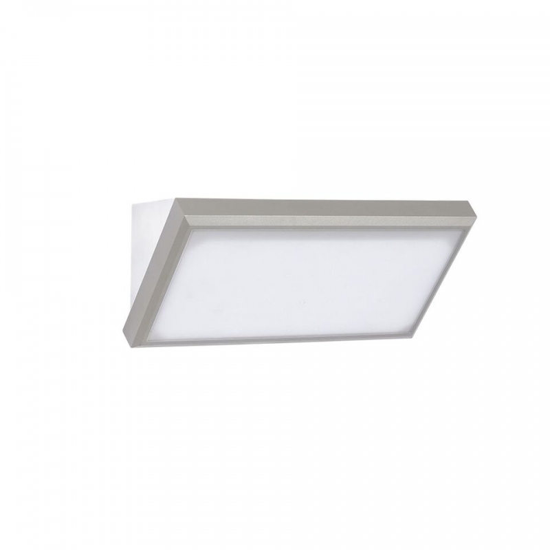 12W Фасаден Аплик Ъглов Сив 6500К IP65 Фасадно LED осветление