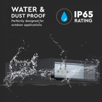 4W LED Стенна Лампа Черна 6500К Фасадно LED осветление