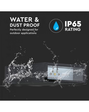 4W LED Стенна Лампа Черна 6500К Фасадно LED осветление