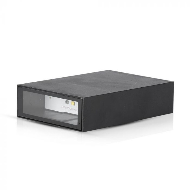 4W LED Стенна Лампа Черна 6500К Фасадно LED осветление