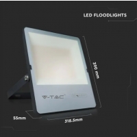 150W LED Прожектор С SAMSUNG ЧИП G8 Черно Тяло 4000К 185LM/W LED екстериорно осветление