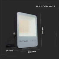 100W LED Прожектор С SAMSUNG ЧИП G8 Черно Тяло 6500К 185LM/W LED екстериорно осветление