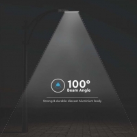 LED Улична Лампа SAMSUNG ЧИП Сензор - 30W 6400K 120LM/W LED улично осветление