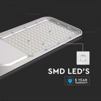 LED Улична Лампа SAMSUNG ЧИП Сензор - 30W 6400K 120LM/W LED улично осветление